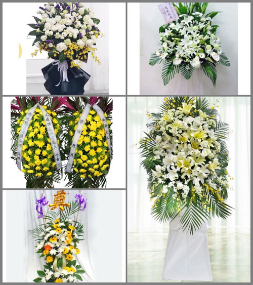 云南红河州蒙自市芷村镇白事花篮预定